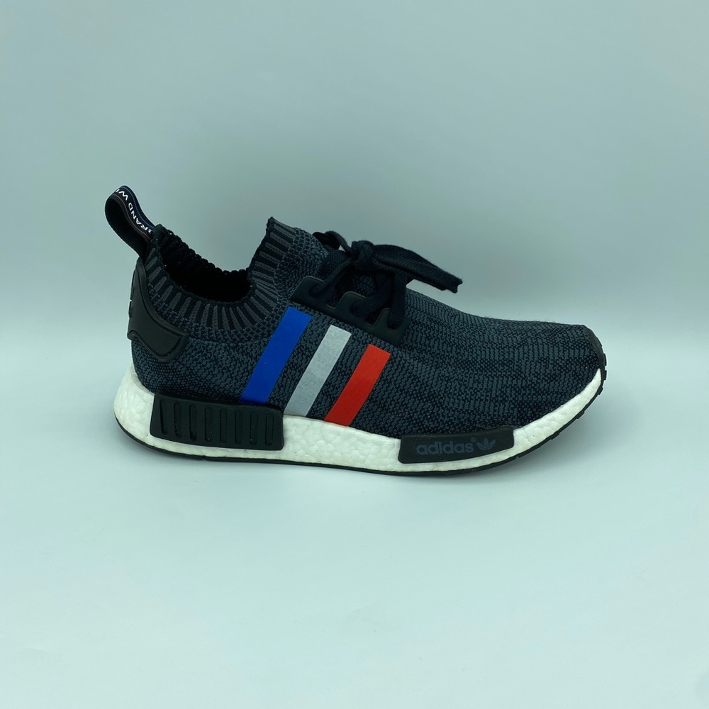 Adidas NMD R1 PRIMEKNIT Tri Color Stripes Black
